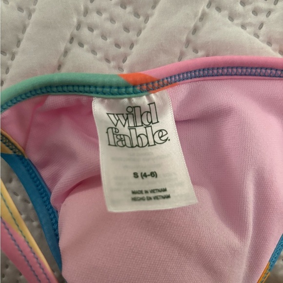 Colorful bathing suit top - Picture 2 of 3